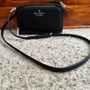 Kate Spade Dual Zip Around black